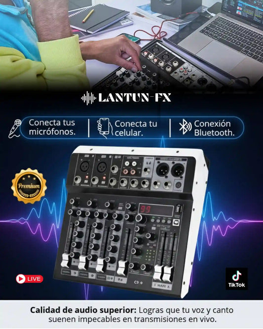 CONSOLA PROFESIONAL 4 CANALES (LIVE & EVENTOS)(Envío Gratis)
