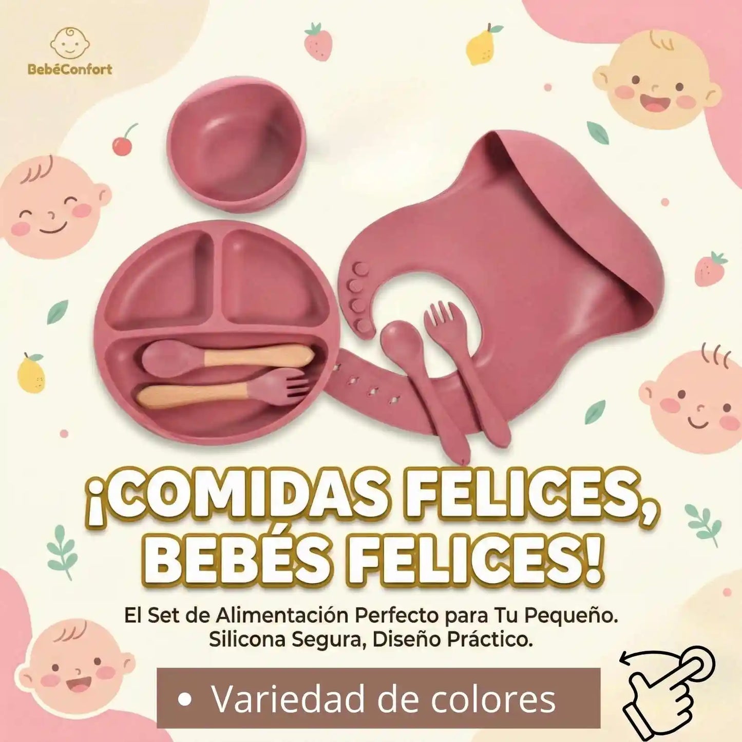 KIT DE CUBIERTOS PARA BEBÉ