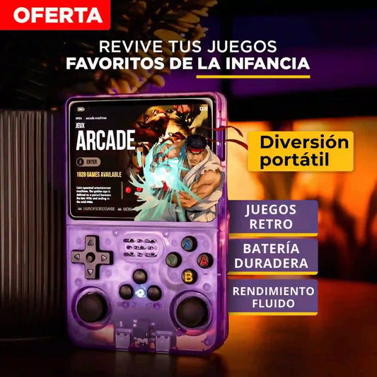 CONSOLA DE JUEGOS R36S- + 20 MIL EMULADORES F-Y