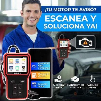 ESCÁNER DE DIAGNÓSTICO AUTOMOTRIZ