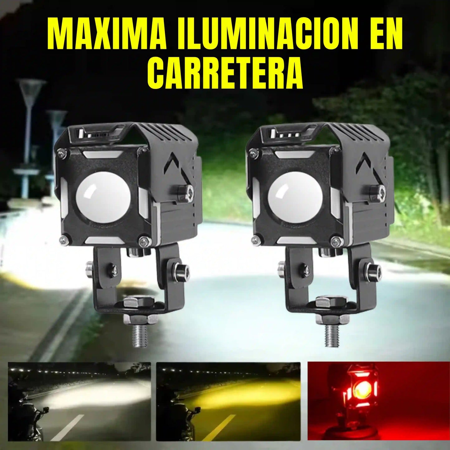 EXPLORADOR LUZ LED DELANTERO- TRIPLE TONALIDAD