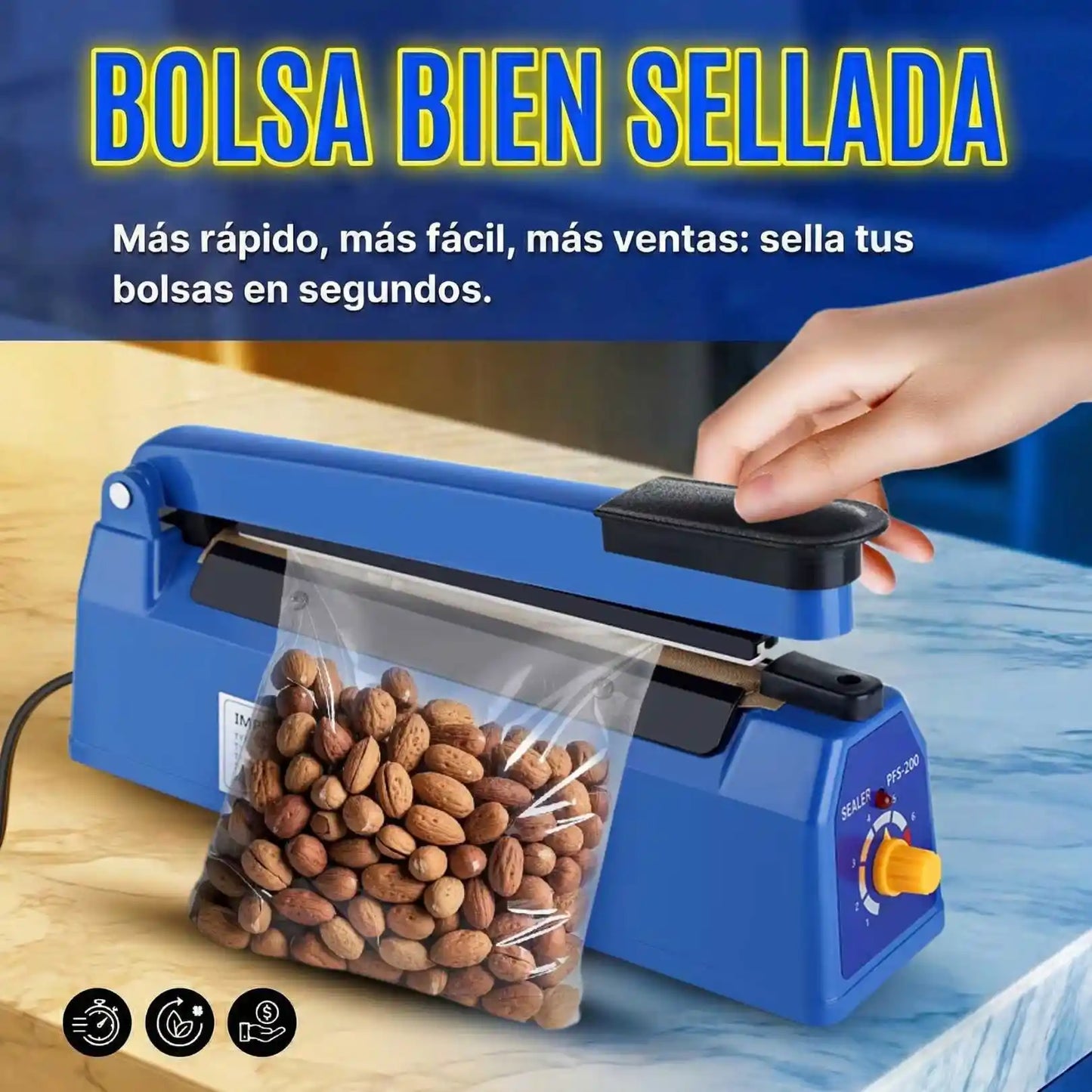 SELLADOR TERMICO DE BOLSA Y PLASTICOS