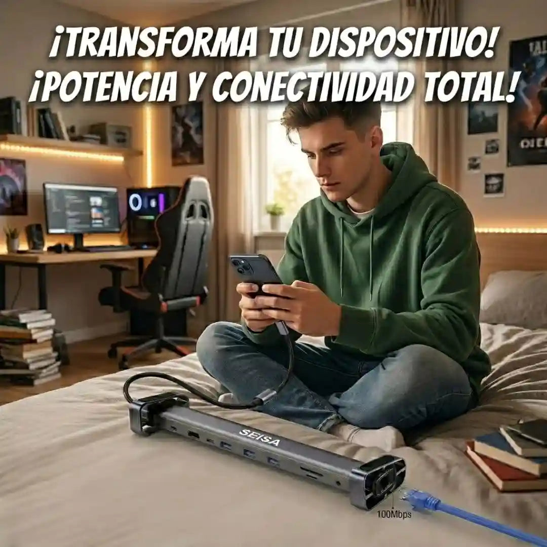 ADAPTADOR- CONECTIVIDAD PROFESIONAL PORTÁTIL 10  EN 1