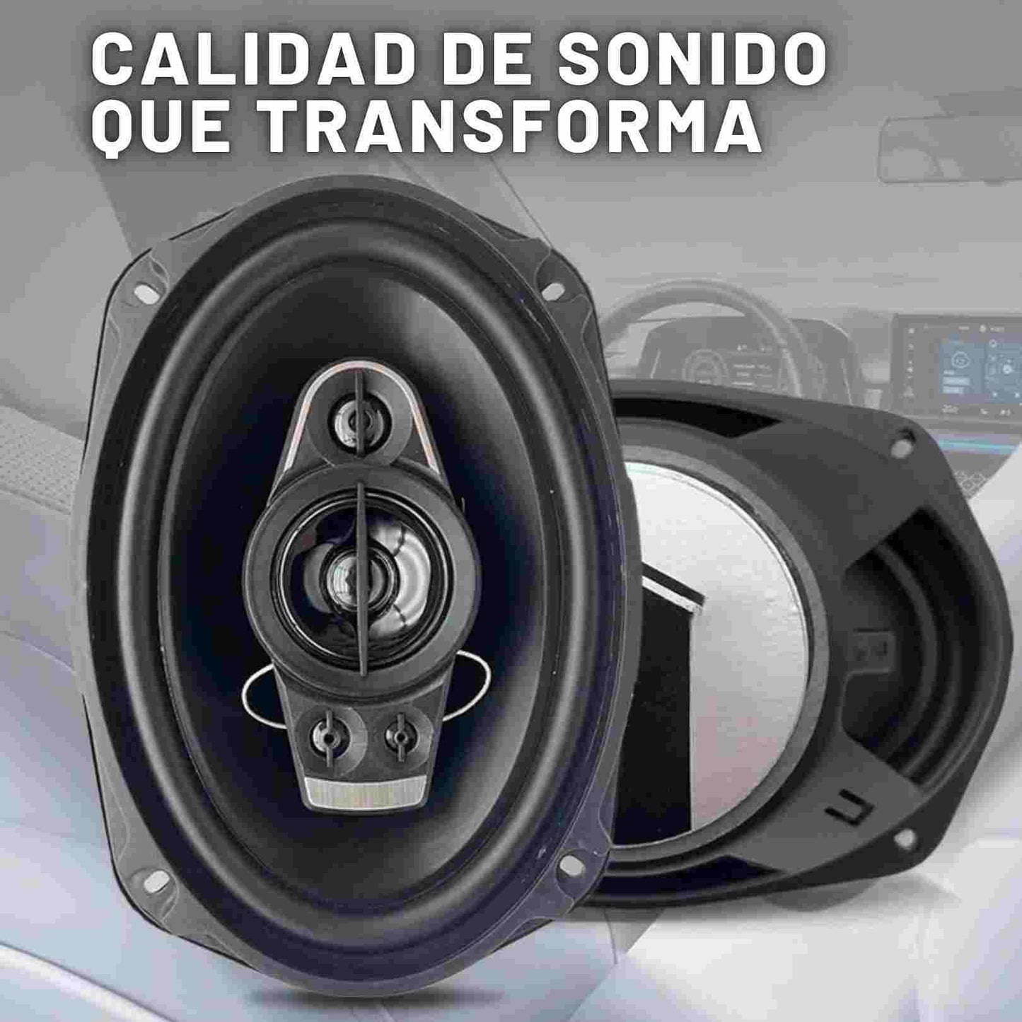 DOBLE ALTAVOZ (GT) PARA AUTO DE 6X9 pulgadas