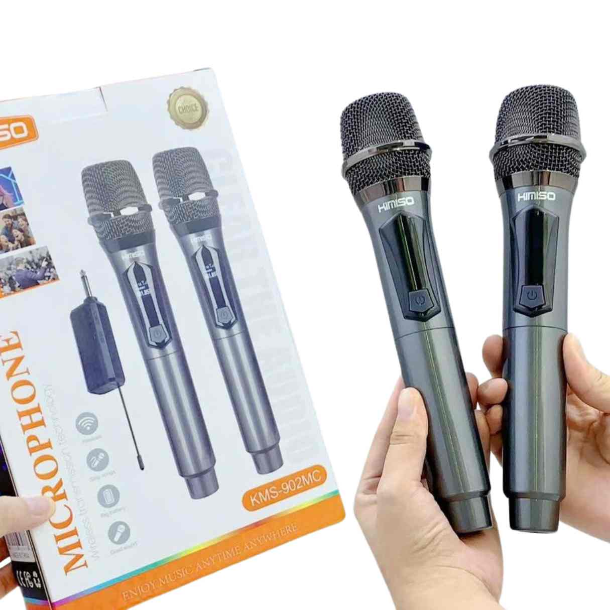 MICRÓFONO INALÁMBRICO DUAL - KIMISO*