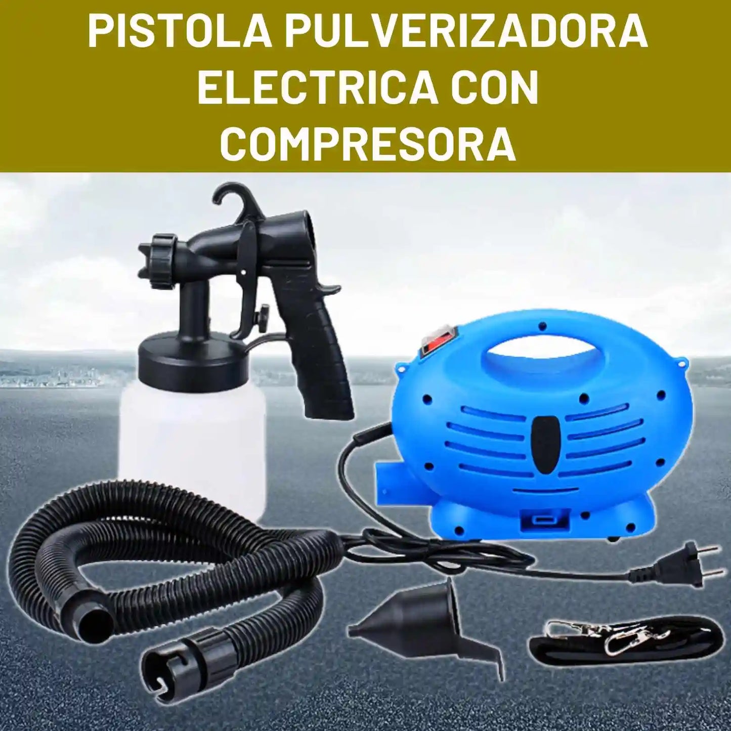 PISTOLA PULVERIZADORA DE PINTURA F-Y