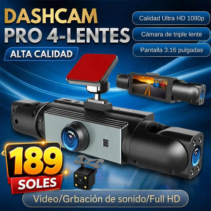 CÁMARA DE VEHÍCULO 4 EN 1 PRO