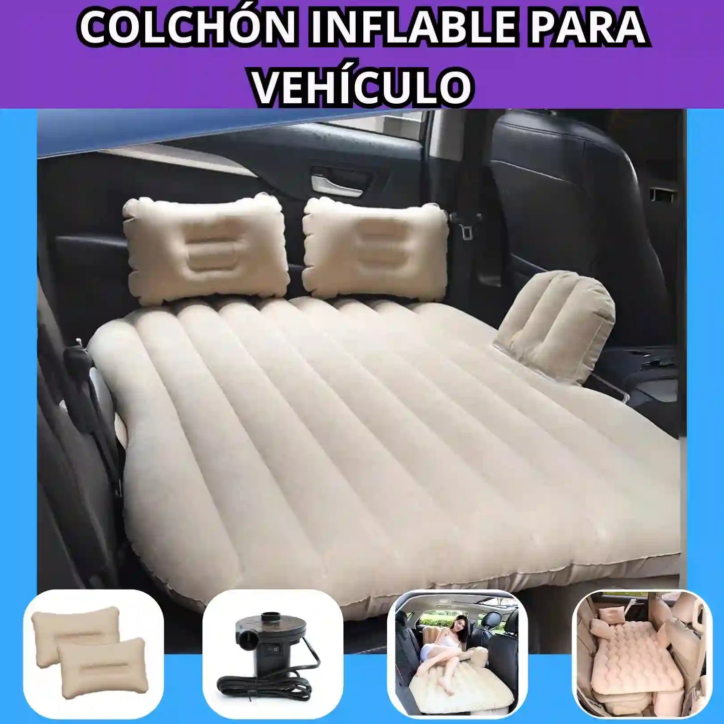 COLCHÓN INFLABLE PARA VEHÍCULO F-Y