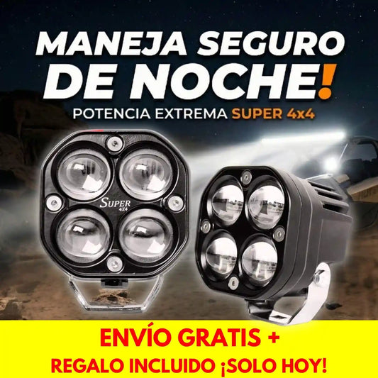 EXPLORADORAS ULTRA 4X4 PRO (15.000 LÚMENES - DOBLE COLOR)⚡