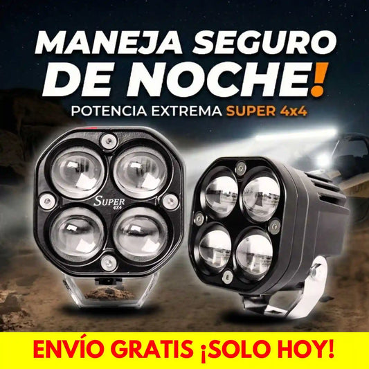 EXPLORADORAS ULTRA 4X4 PRO (15.000 LÚMENES - DOBLE COLOR)⚡