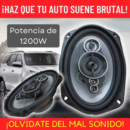 DOBLE ALTAVOZ (GT) PARA AUTO DE 6X9 pulgadas